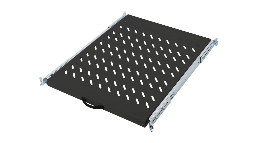 Digitus DN-19 Series Black Fixed Shelf, 1 U, 25kg Load, 485mm x 40 mm