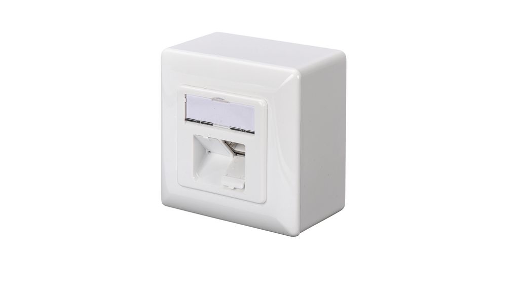 Digitus DN White Electrical Socket, RJ45