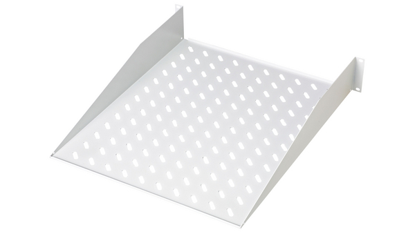 Digitus DN-97 Series Black Fixed Shelf, 1 U, 15kg Load, 483mm x 44 mm