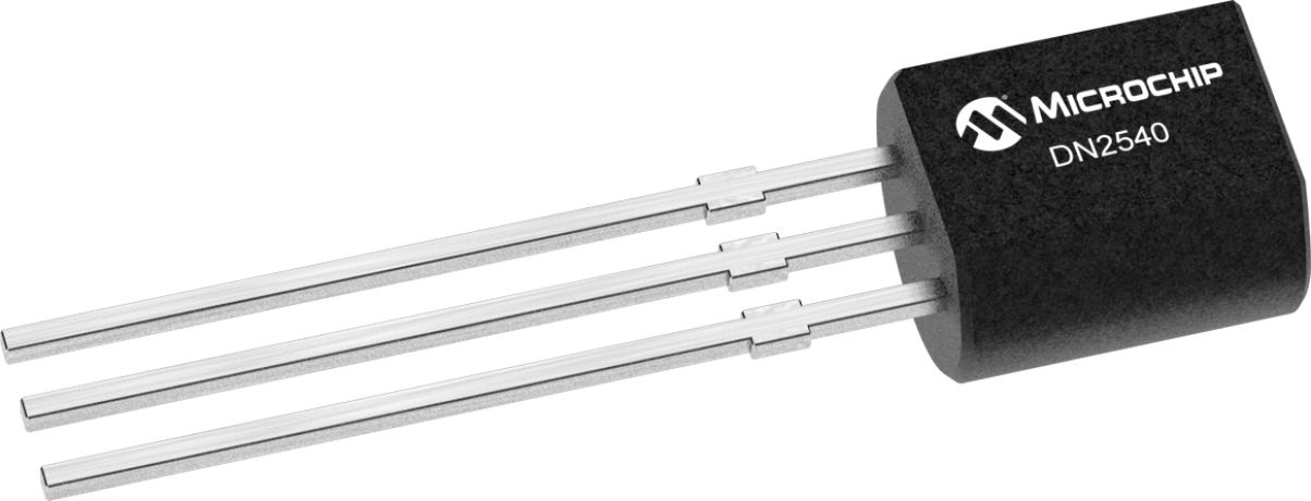 Microchip DN2540 N-Channel DMOS FET-Channel Single MOSFETs, 350 mA, 500 V Depletion Mode, 3-Pin TO-252 (D-PAK-3)
