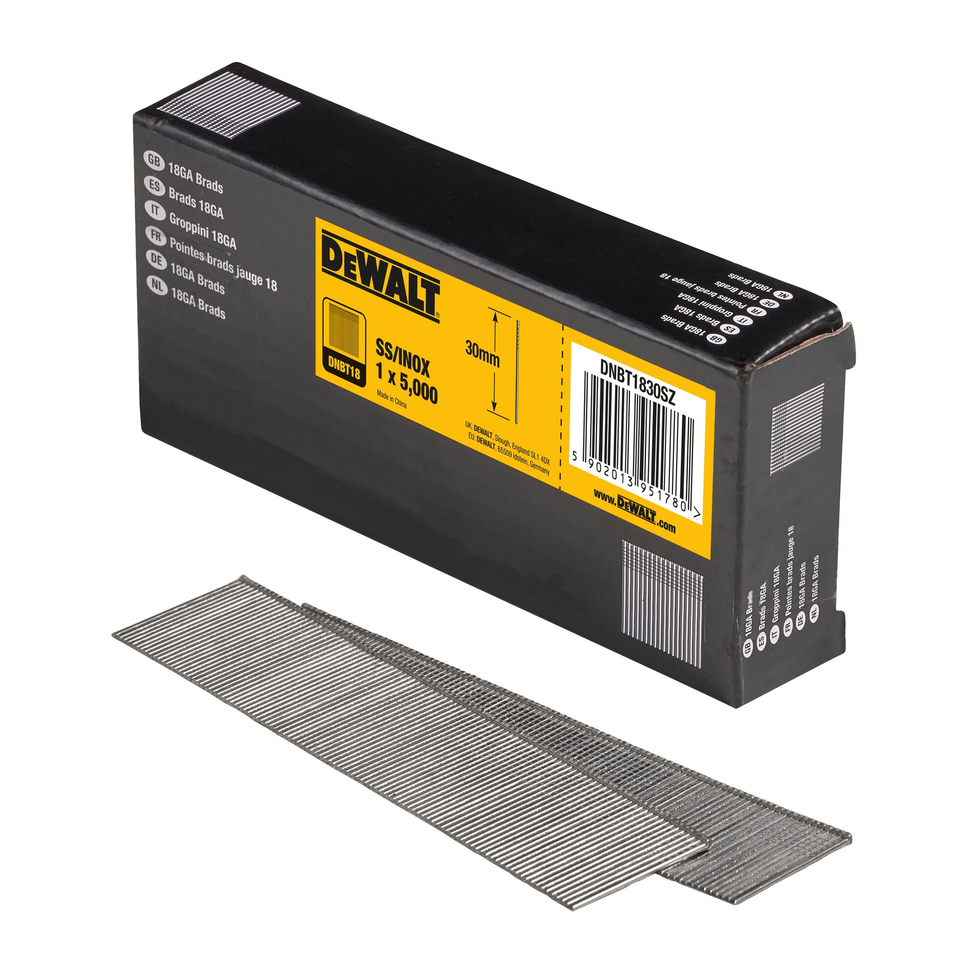 DeWALT Galvanised Nail; 30 mm x 1.25 mm;