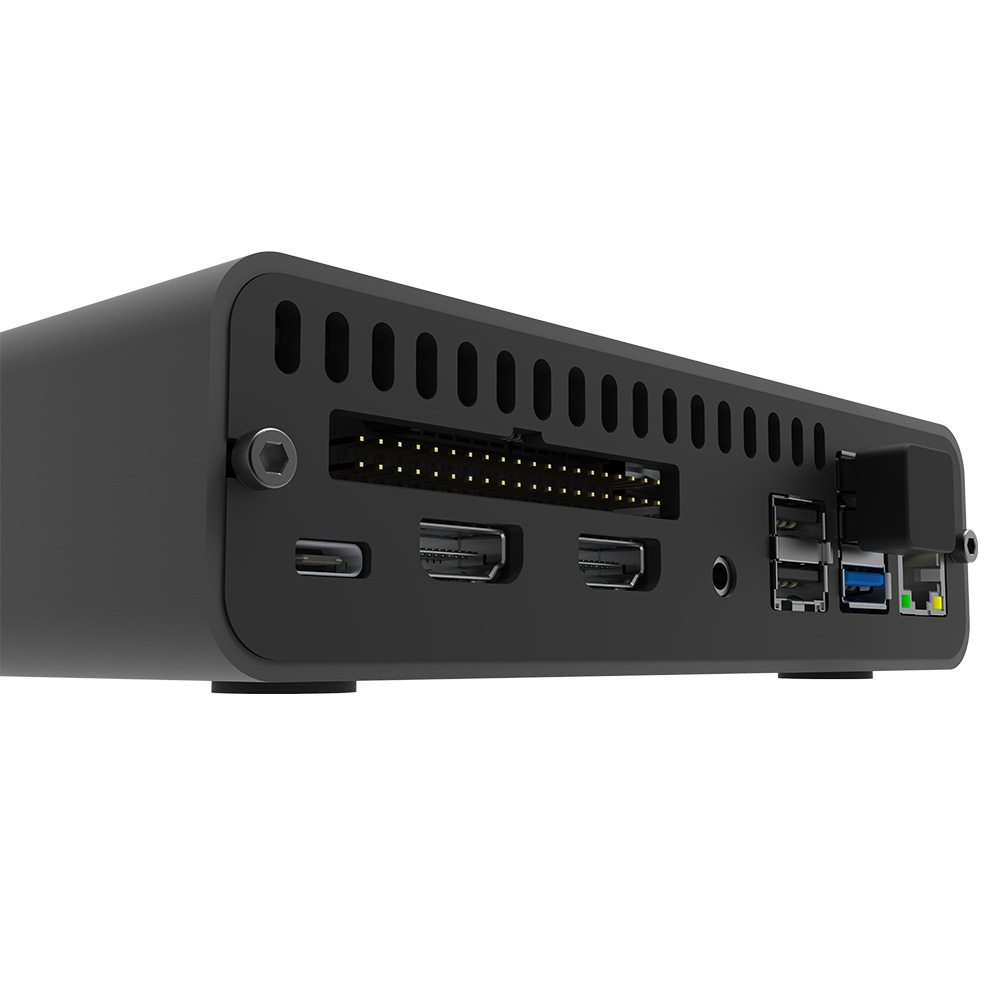 dp-0001-uk Okdo Plastic Raspberry Pi Case for use with Raspberry Pi 4 in Black