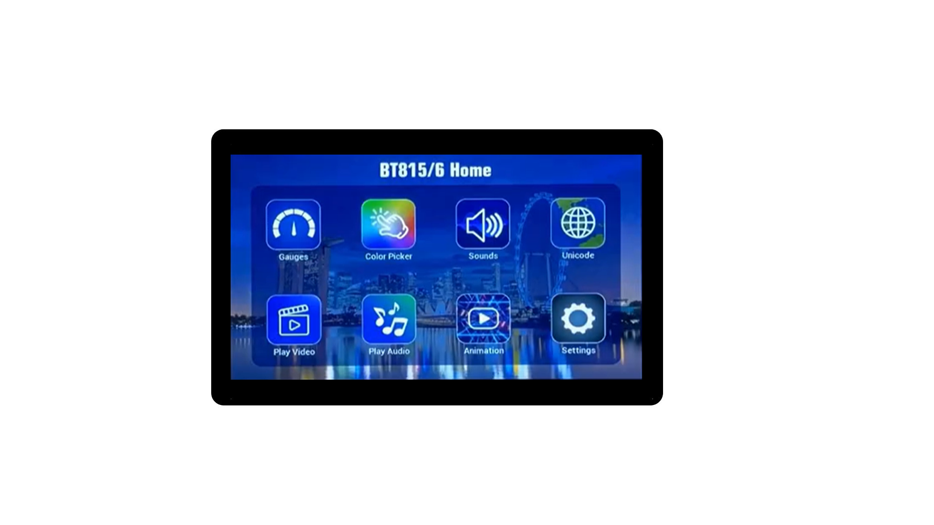 Bridgetek DP-0501-01A LCD Module Touch Screen, 5 in, 800 x 480 pixels