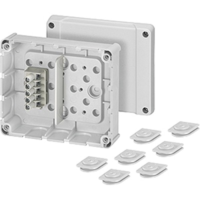 HENSEL DP Series Grey Polystyrene Junction Box, IP54, 5 Terminals, 49 mm, 139mm 119 mm