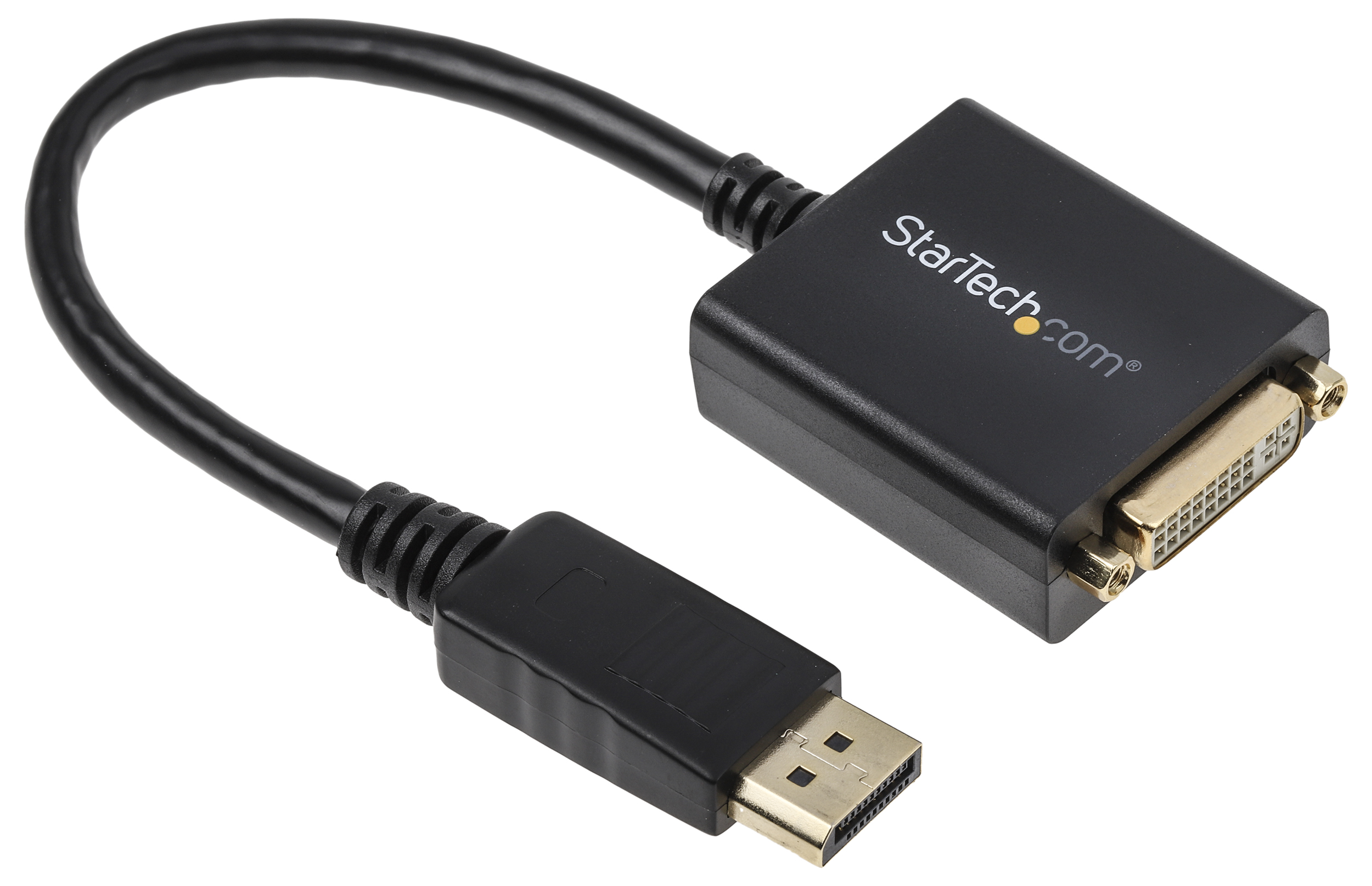 dp2dvi2 StarTech.com  1 port DisplayPort to DVI  Adapter 152.4 mm Length 1920 x 1200 pixel Maximum Resolution