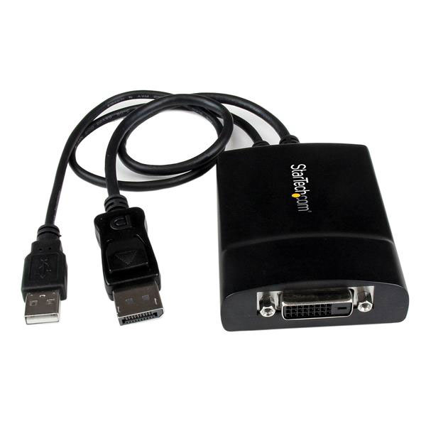 StarTech.com  1 port DisplayPort to DVI  Adapter 370 mm Length 2560 x 1600 pixel Maximum Resolution