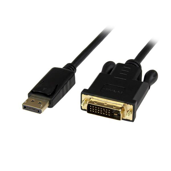StarTech.com  1 port DisplayPort to DVI  Adapter 900 mm Length 1920 x 1200 pixel Maximum Resolution