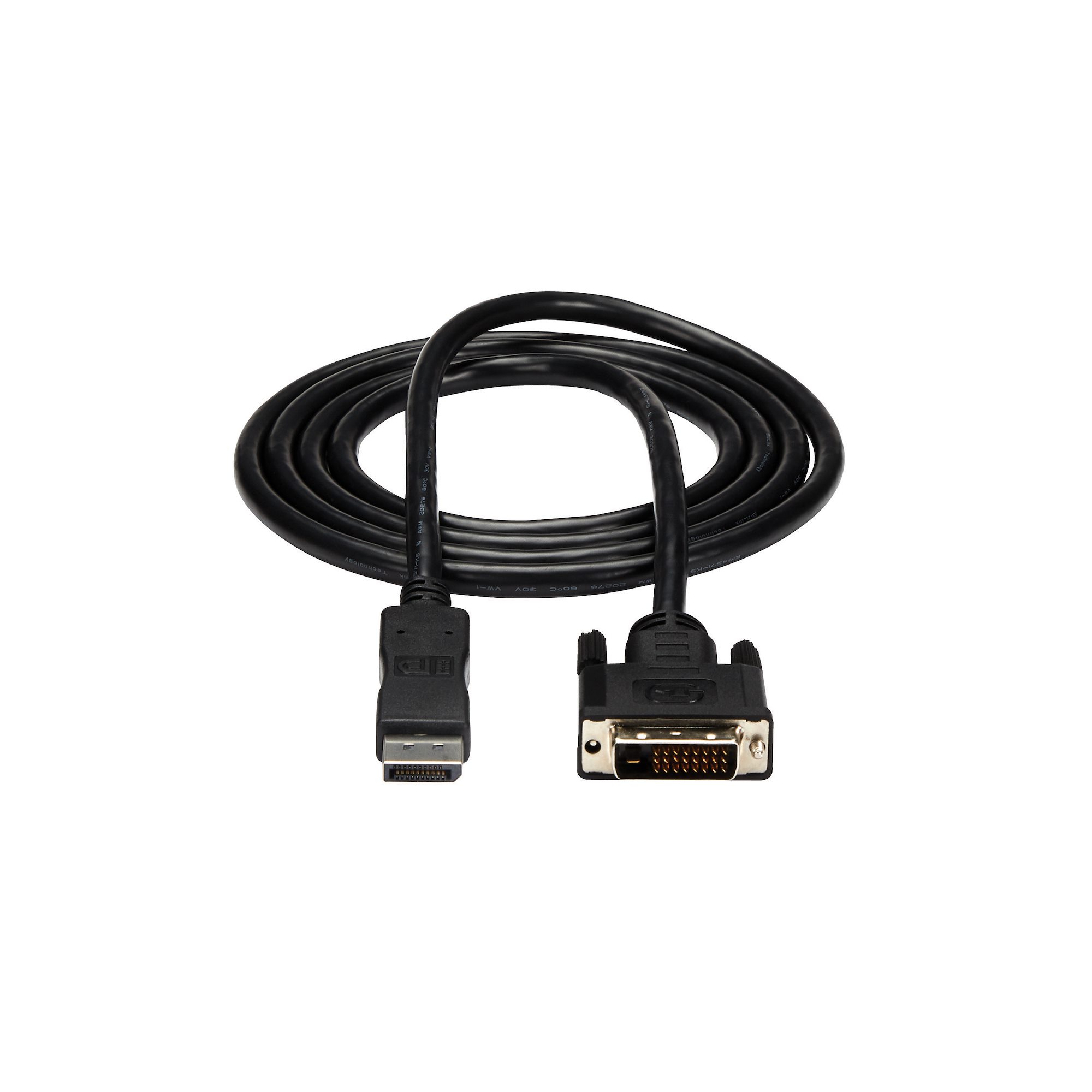 dp2dvimm6 StarTech.com  1 port DisplayPort to DVI  Adapter 1.8 m Length 1920 x 1200 pixel Maximum Resolution