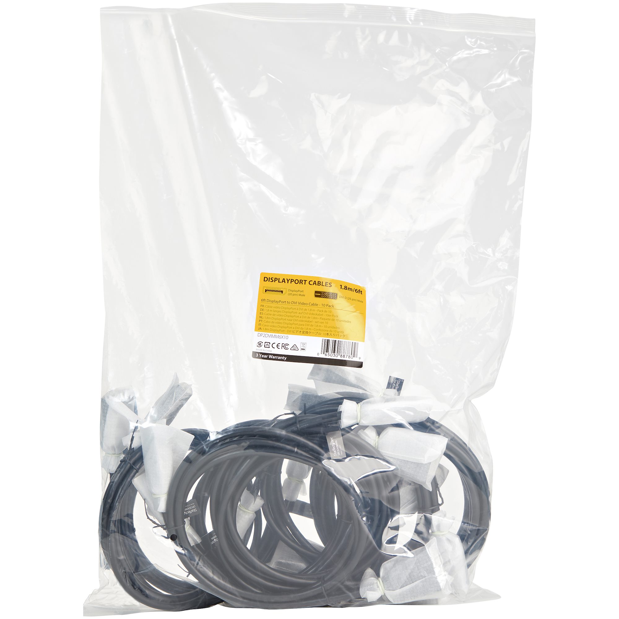 dp2dvimm6x10 StarTech.com to DisplayPort, VGA, DVI Adapter - 1920 x 1200 pixel
