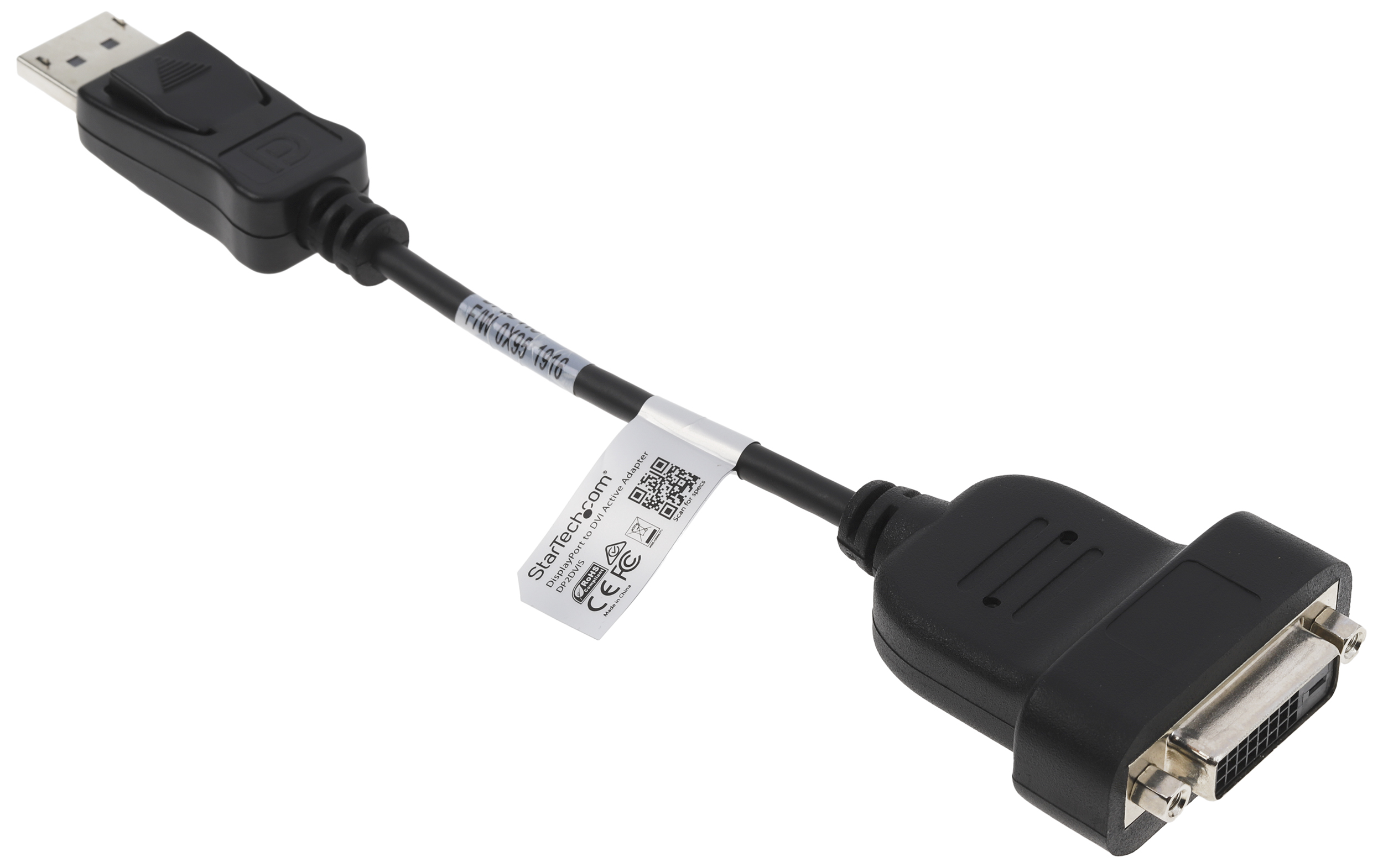 dp2dvis StarTech.com  1 port DisplayPort to DVI  Adapter 146 mm Length 1920 x 1200 pixel Maximum Resolution