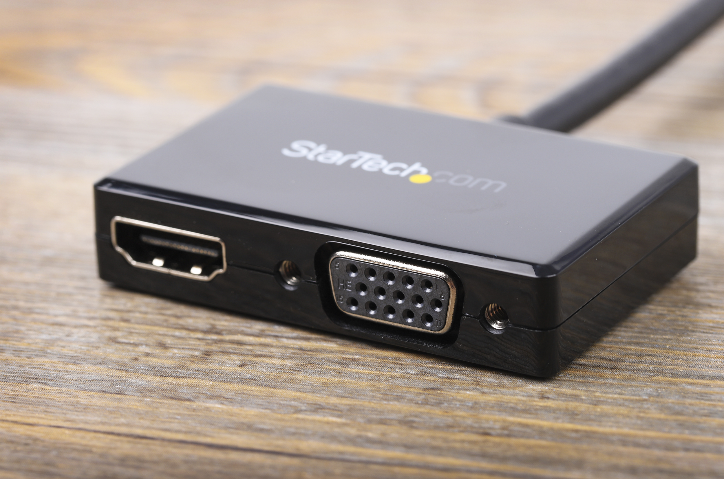 dp2hdvga StarTech.com  2 port DisplayPort to VGA, HDMI  Adapter 150 mm Length 1920 x 1200 pixel Maximum Resolution