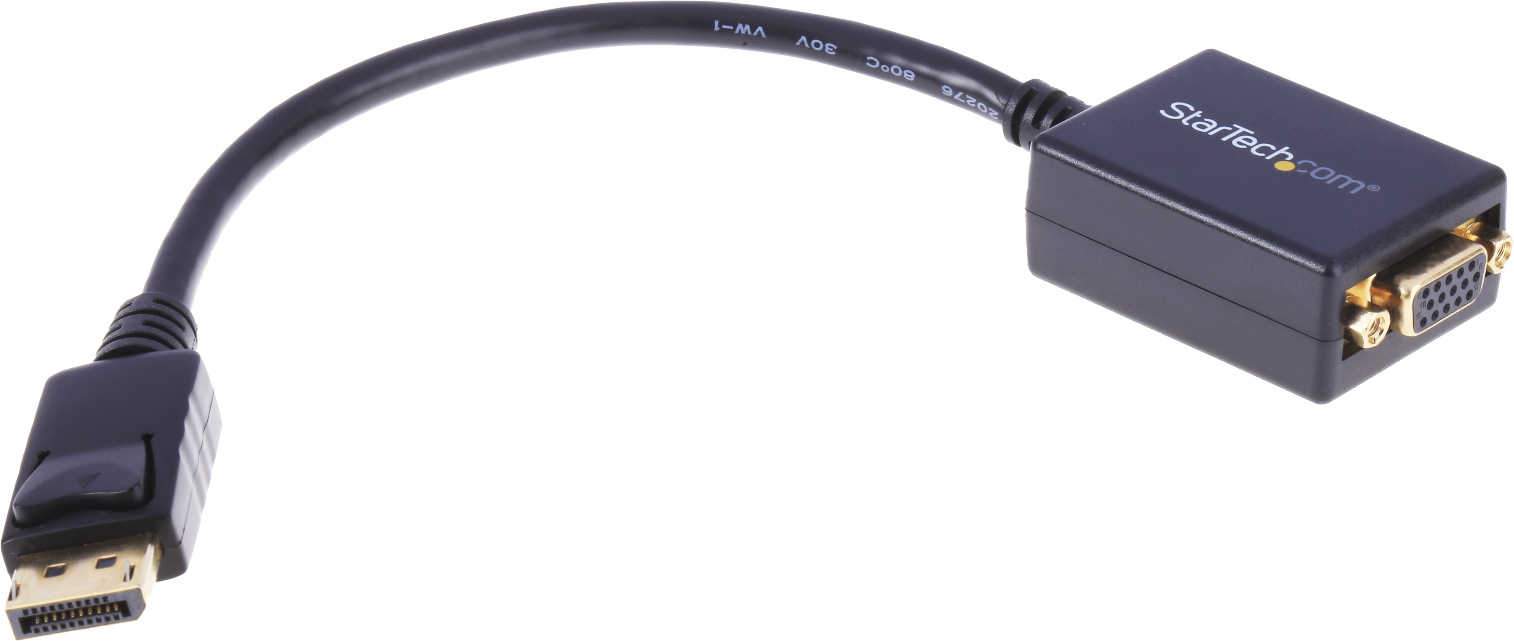 dp2vga2 StarTech.com  1 port DisplayPort to VGA  Adapter 225 mm Length 1920 x 1200 pixel Maximum Resolution