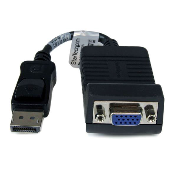 StarTech.com  1 port DisplayPort to VGA  Adapter 77 mm Length 1920 x 1200 pixel Maximum Resolution