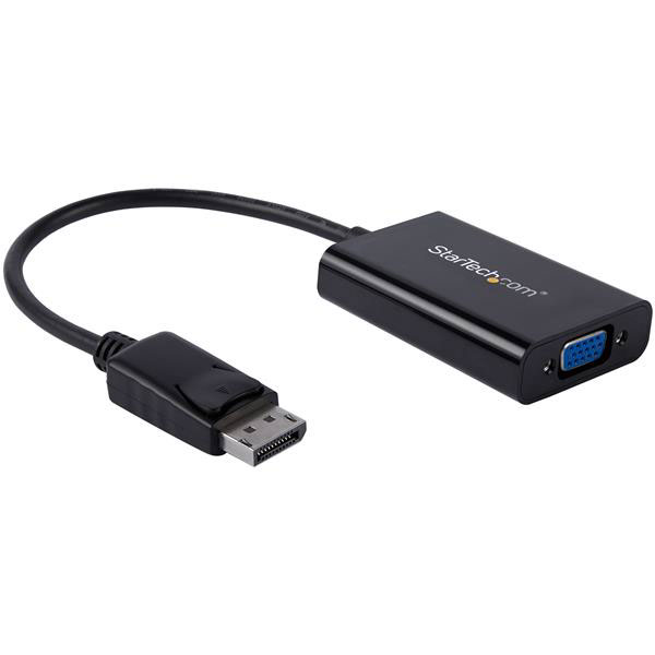 StarTech.com  1 port DisplayPort to VGA  Adapter 250 mm Length 1920 x 1200 pixel Maximum Resolution