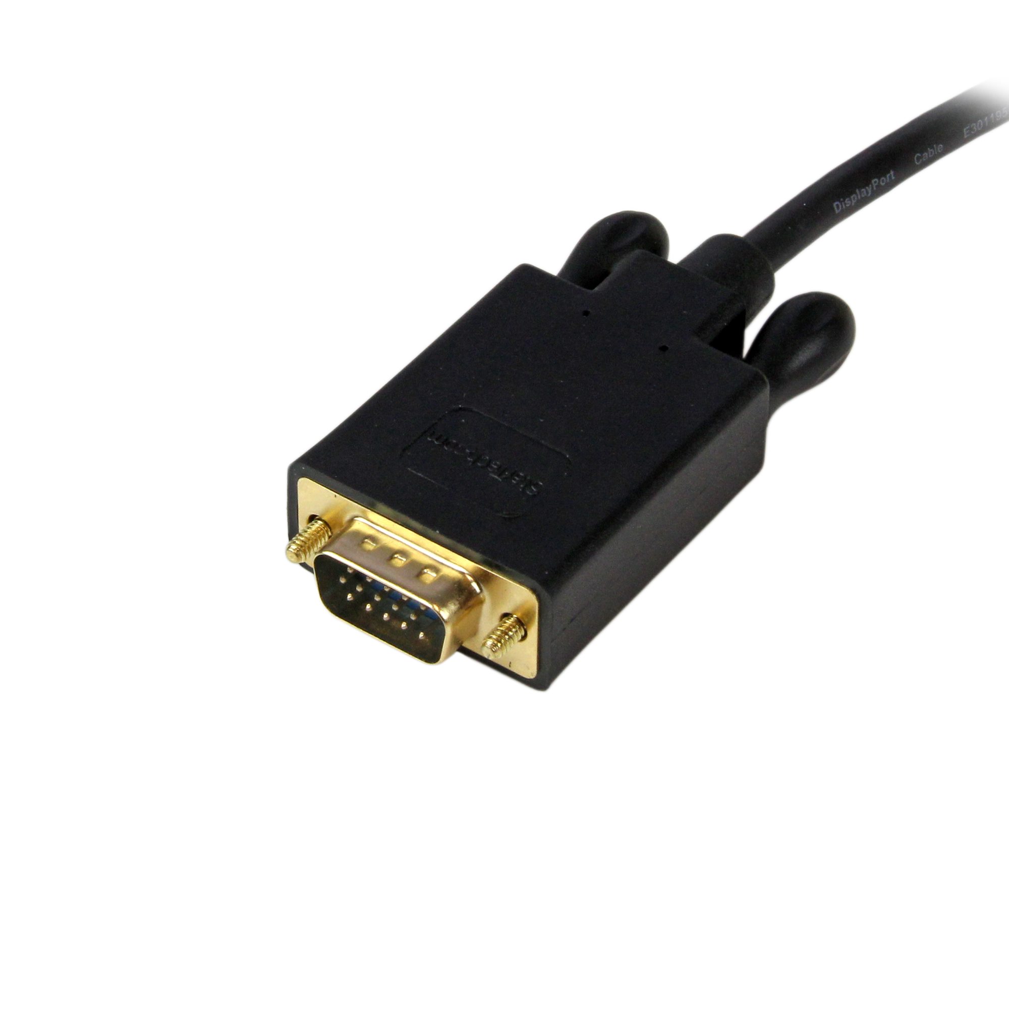 dp2vgamm10b StarTech.com  1 port DisplayPort to VGA  Adapter 3 m Length 1980 x 1200 pixel Maximum Resolution