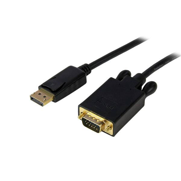 StarTech.com  1 port DisplayPort to VGA  Adapter 900 mm Length 1920 x 1200 pixel Maximum Resolution