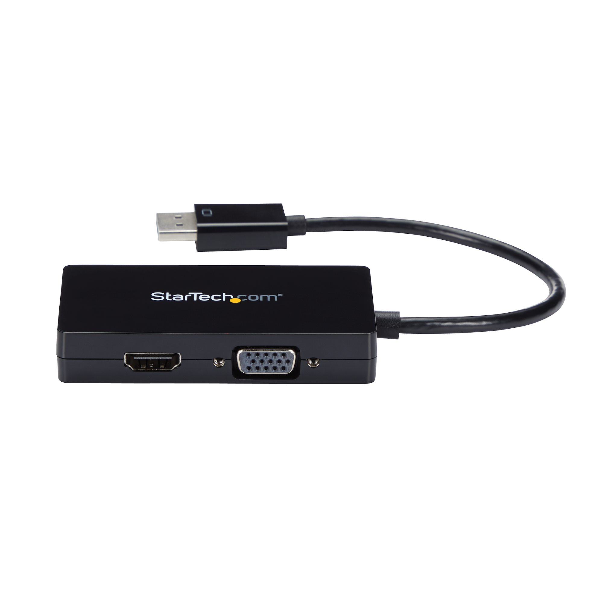 dp2vgdvhd StarTech.com  3 port DisplayPort to DVI, VGA, HDMI  Adapter 150 mm Length 1920 x 1200 pixel Maximum Resolution