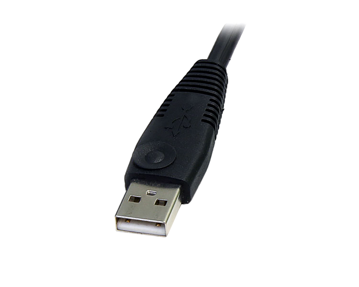 dp4n1usb6 StarTech.com Male USB Type A to Male 3.5 mm Stereo Jack x 2 KVM Cable