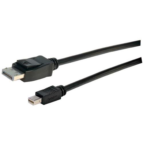 L-Com Male Male to Male DisplayPort, Polyvinyl Chloride DisplayPort Cable, 1 m