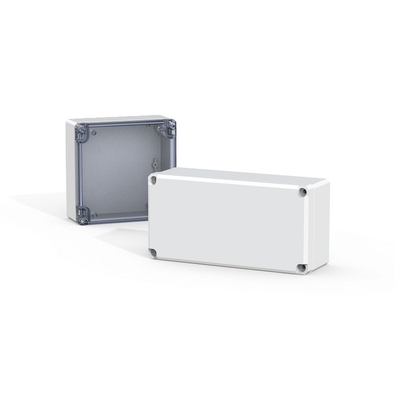 nVent HOFFMAN DPCP Series Polycarbonate Terminal Box, IP66, IP67 Transparent Door, 53 mm x 53 mm x 36 mm