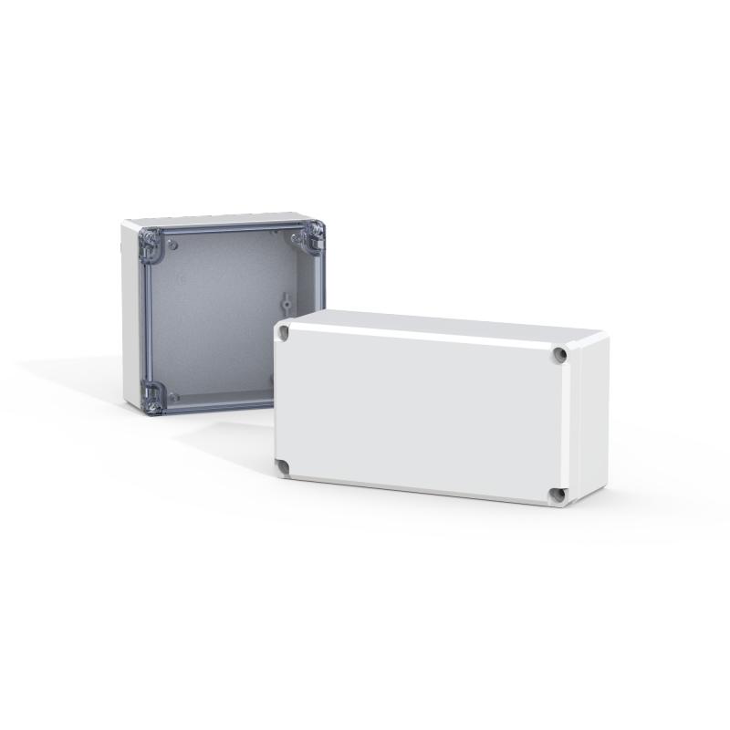 nVent HOFFMAN DPCP Series Polycarbonate Terminal Box, IP66, IP67 Transparent Door, 80 mm x 160 mm x 86 mm