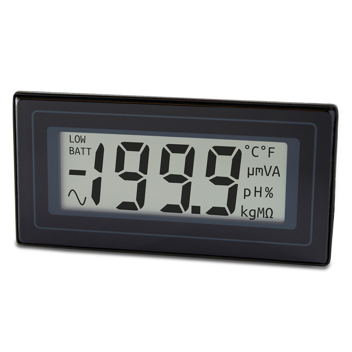 Lascar DPM 2000 RS Series Digital Voltmeter DC, LCD Display 3.5-Digits ±0.1 %, 36 mm, 72 mm