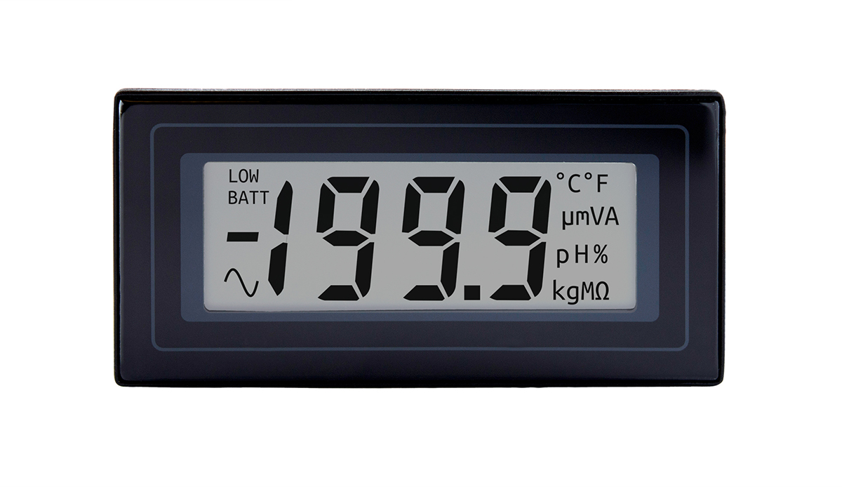 dpm-2000 Lascar DPM 2000 RS Series Digital Voltmeter DC, LCD Display 3.5-Digits ±0.1 %, 36 mm, 72 mm