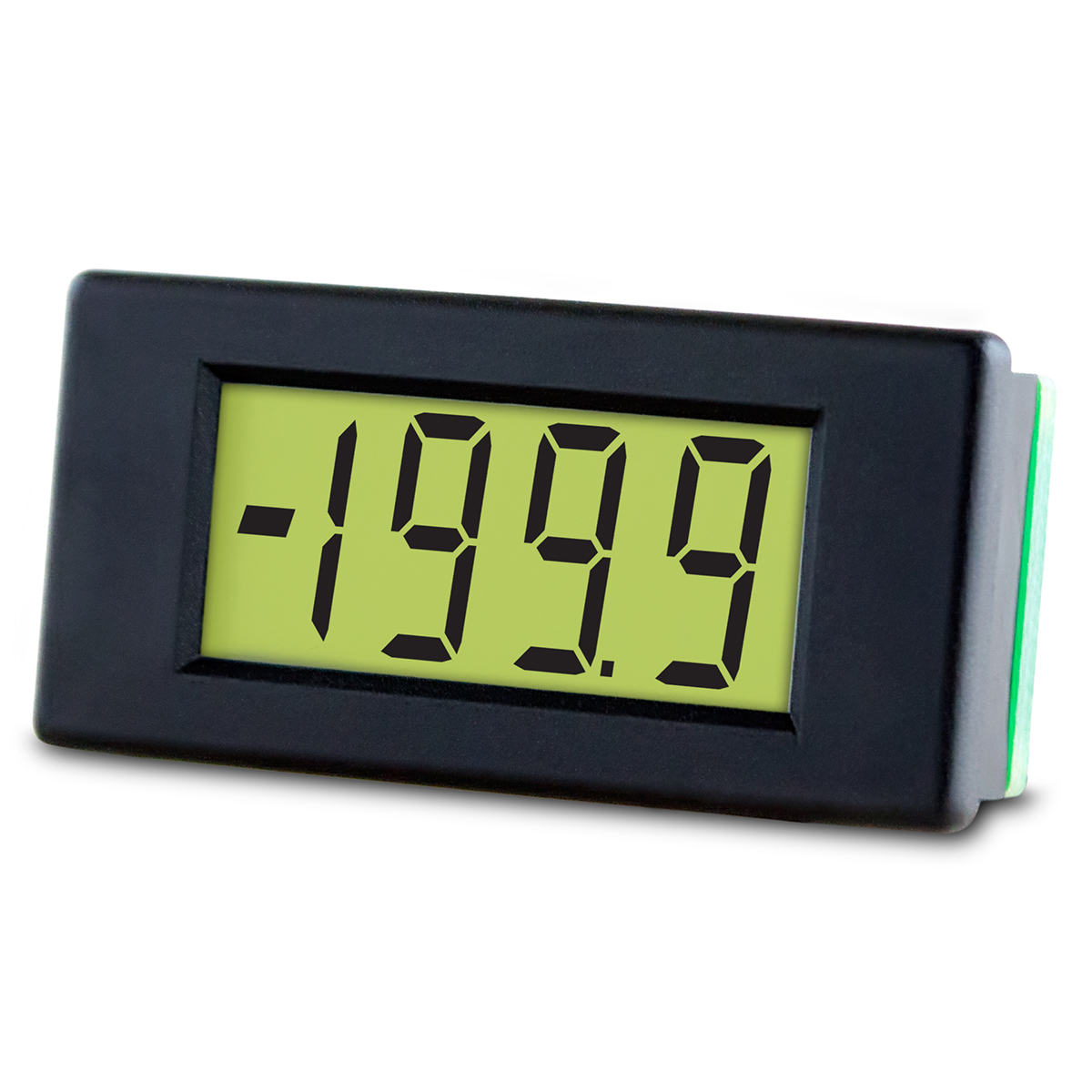 Lascar DPM 2AS-BL Series Digital Voltmeter DC, LCD Display 3-Digits ±1 %, 15 mm, 33 mm