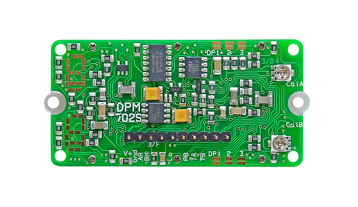 dpm-702s Lascar DPM 702S Series Digital Voltmeter DC, LCD Display 3.5-Digits ±1 %, 32 mm, 62 mm
