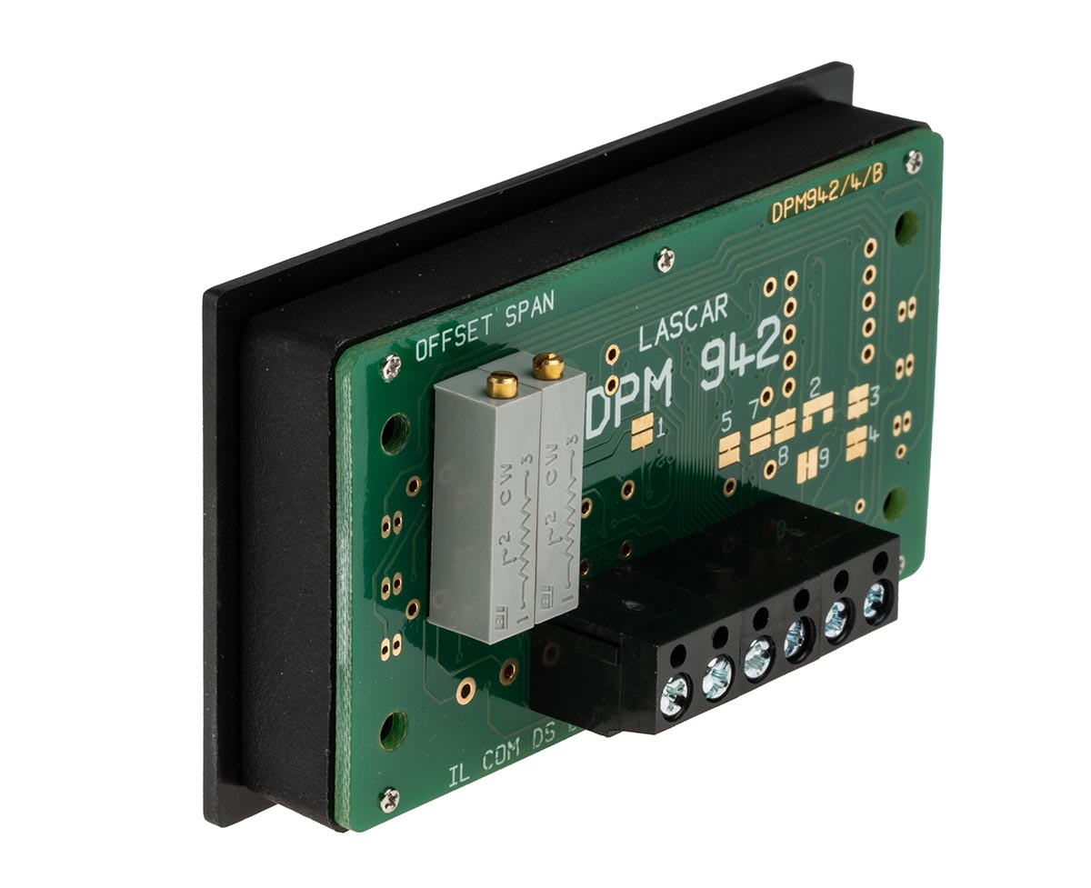 dpm-942 Lascar DPM942 7 Segment LCD Digital Panel Multifunction Meter for Current,  40 mm  x 72 mm