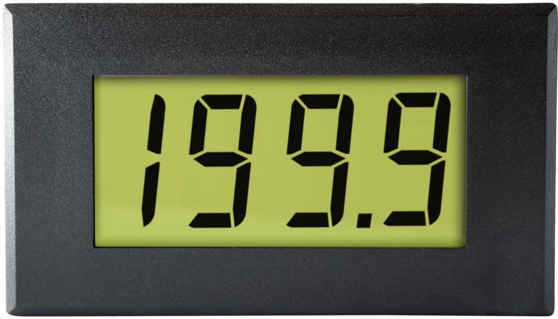 Lascar DPM950 Series Digital Voltmeter DC, LCD Display 3.5-Digits ±1 %, 40 mm, 72 mm