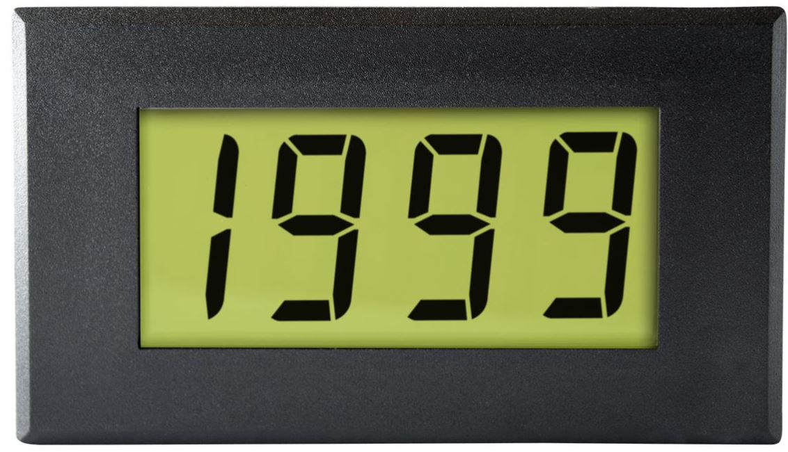 Lascar DPM970 Series Digital Voltmeter AC, LCD Display 3.5-Digits ±2 %, 40 mm, 72 mm