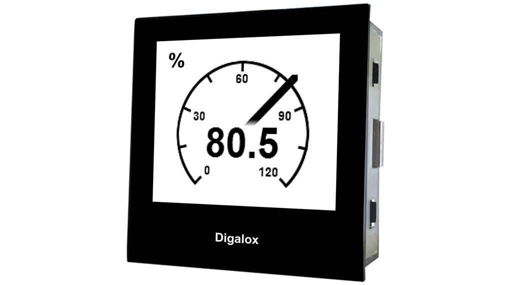 dpm72-pp TDE Instruments DPM72 LCD Digital Panel Multifunction Meter for Voltage, Current,  68 mm  x 68 mm