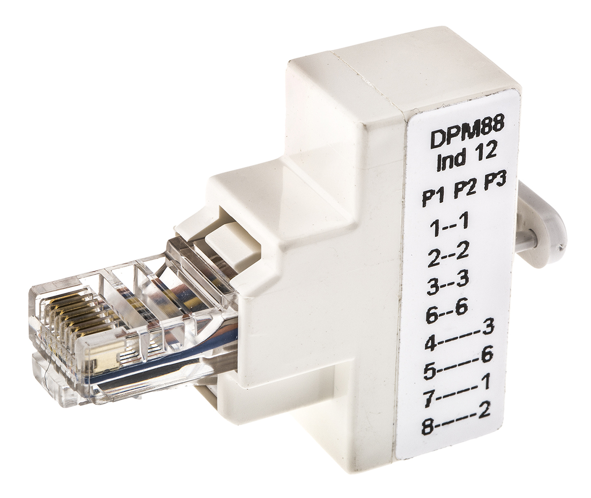Decelect 3 Port RJ45 Shielded Splitter, Cat5e