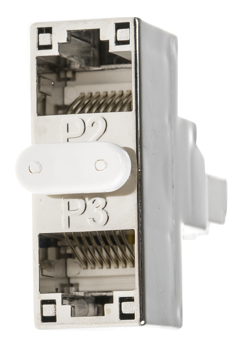 Decelect 3 Port RJ45 Shielded Splitter, Cat5e