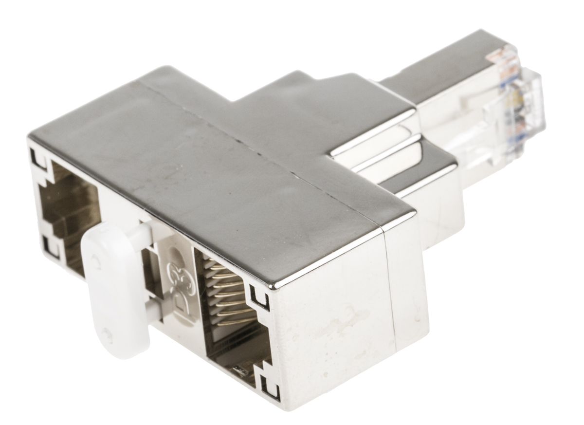 dpmb8812 Decelect 3 Port RJ45 Shielded Splitter, Cat5e