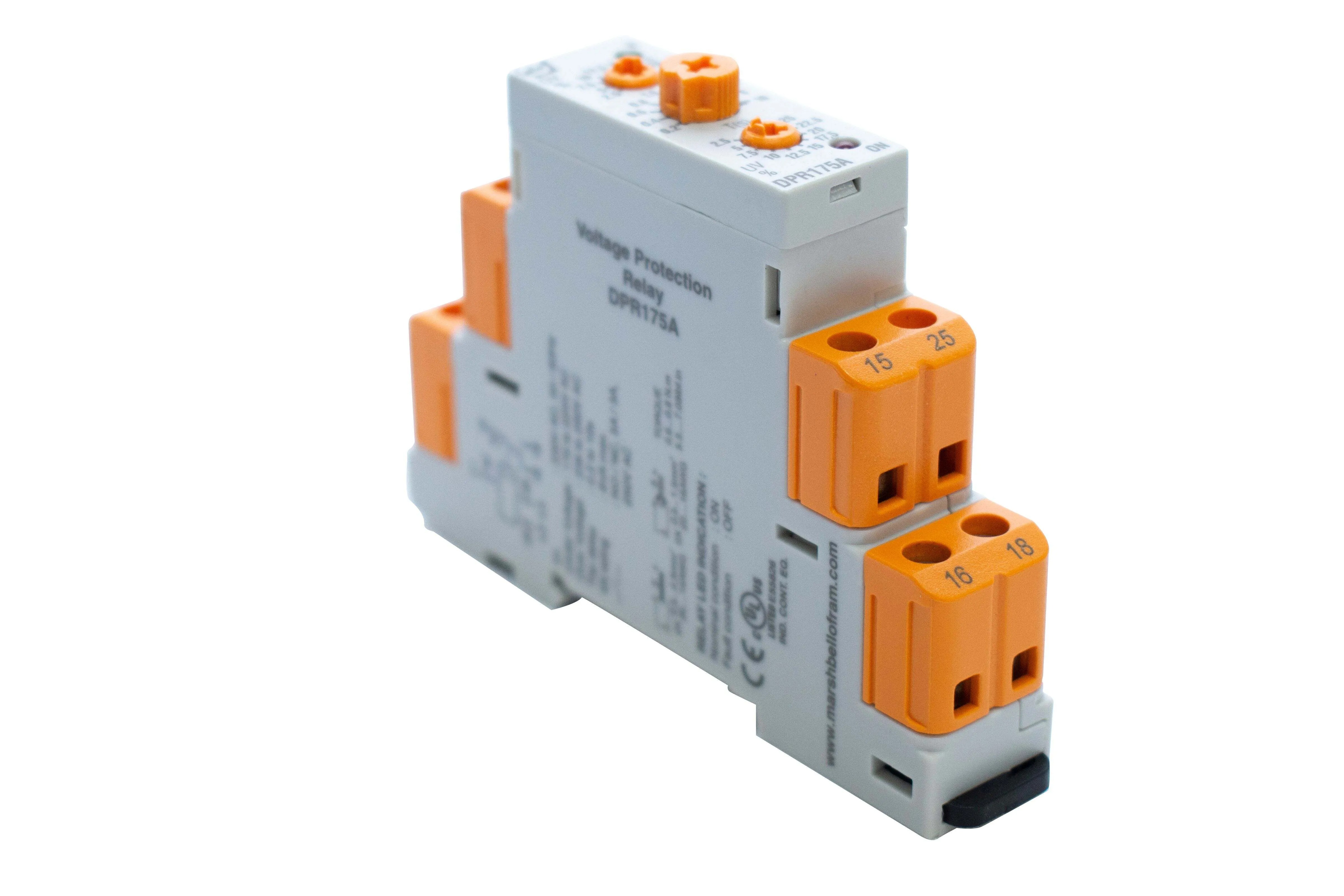 ATC Monitoring Relay, 3 Phase, 170/290 V ac Monitor Range, SPDT, DIN Rail, 230V ac