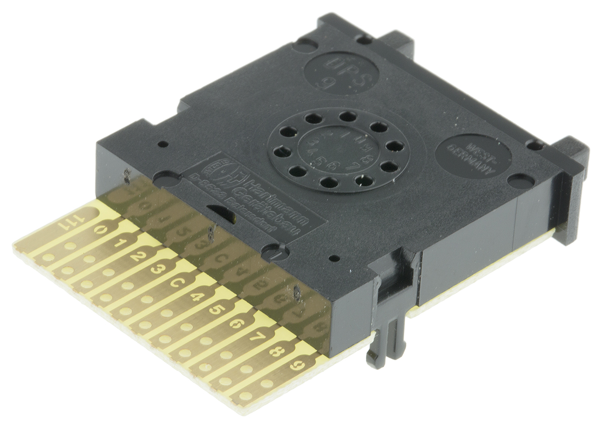 Hartmann Pushwheel Switch BCD Through Hole Panel 100 mΩ 10 Way 100mA DPS9-111-AK2