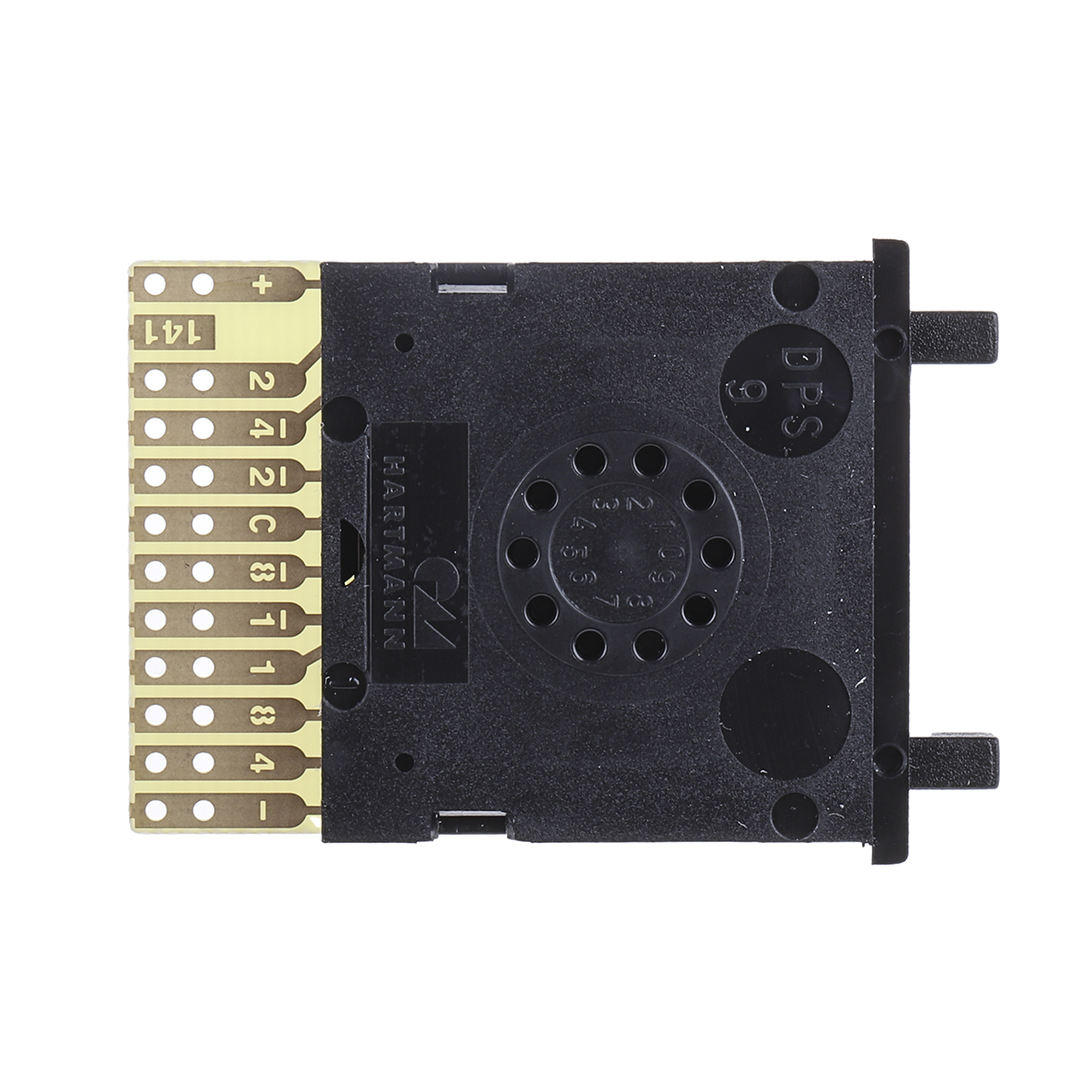 dps9-141-ak2 Hartmann Pushwheel Switch BCD Through Hole Panel 100 mΩ 10 Way 100mA DPS9-141-AK2