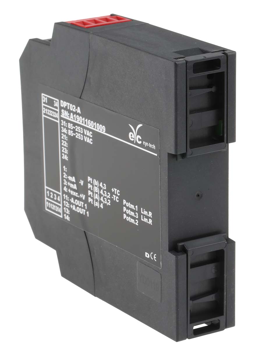 dpt02-a EYC EYC DPT02 Series Signal Conditioner, Universal Input, Current/Voltage Output, 253V ac, 85 V ac Supply