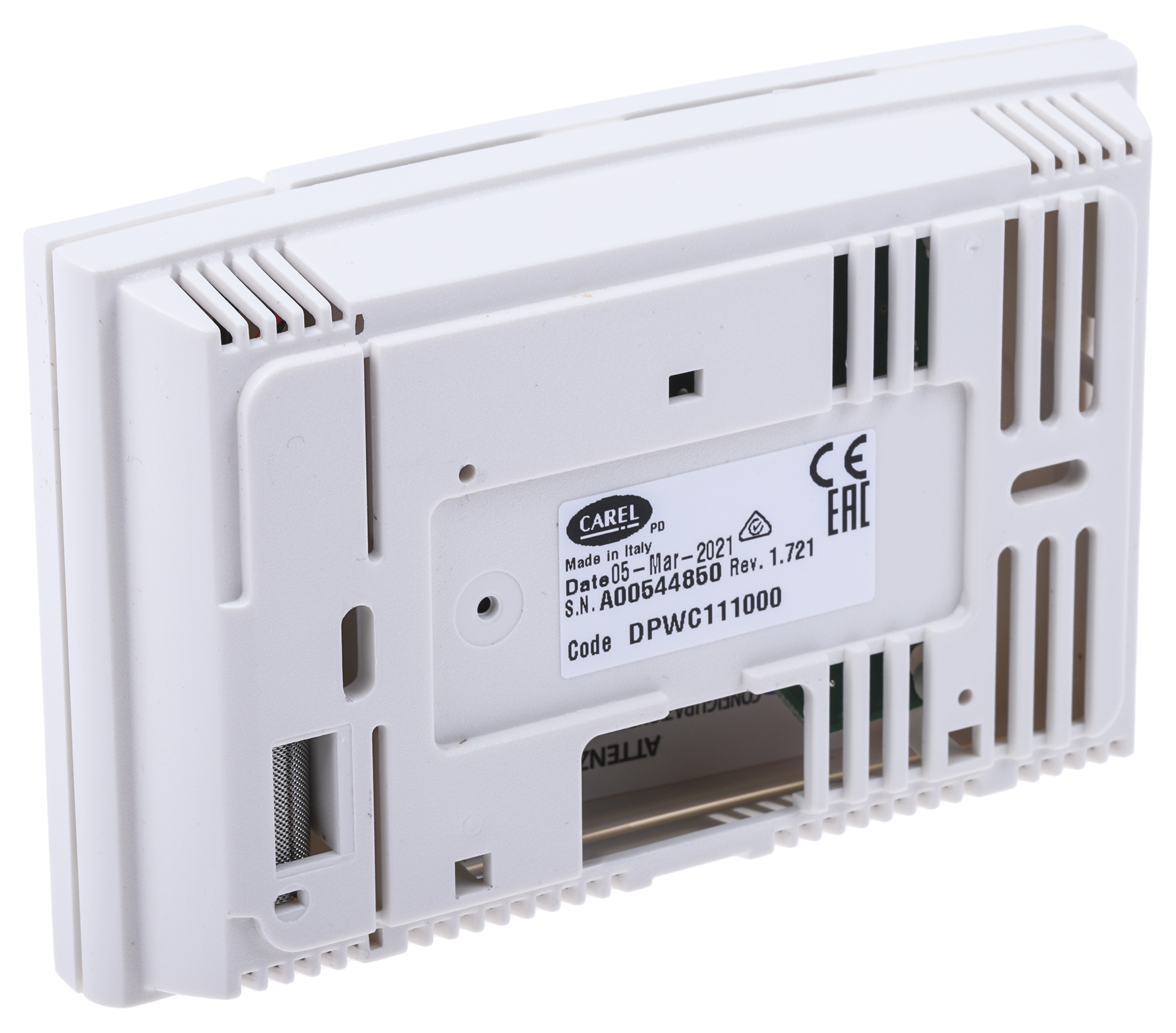 dpwc111000 Carel Hygrometer 70 °C, ±3 %RH Accuracy, 70 °C Max, 100 %RH Max
