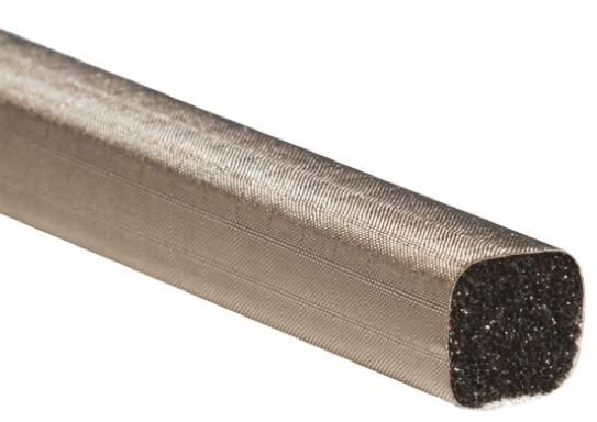 MTC DQU12,7x12,7NI-N5V0-1000 Shielding Strip of Copper Nickel, Polyurethane With Tape 1 m x 12.7mm x 12.7 mm