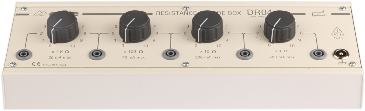 dr-04 ELC Resistance Decade Box 1 Ω