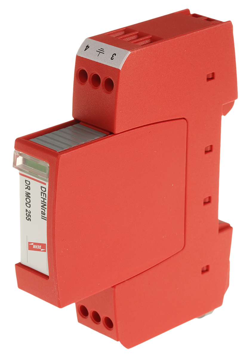 Dehn, DR Modular Surge Protector 255V ac/dc Maximum Voltage Rating 5 kA Maximum Surge Current Surge Arrester