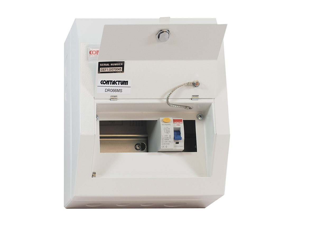 Contactum 6 Steel Consumer Unit, 63A, BS EN 61439-3 Defender