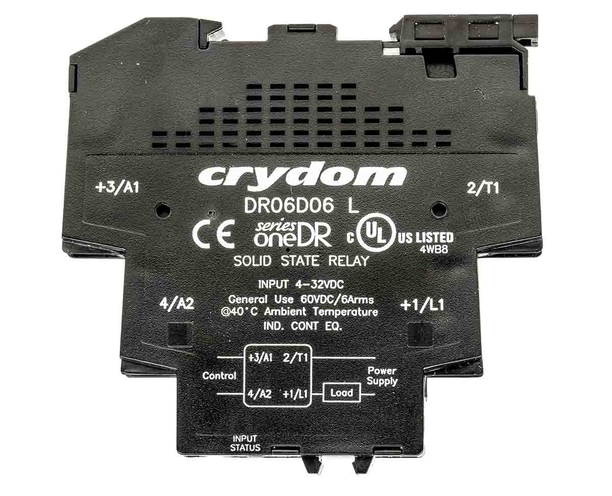 Sensata / Crydom OneDR Solid State Interface Relay 24V ac, 600 V ac DIN Rail Screw