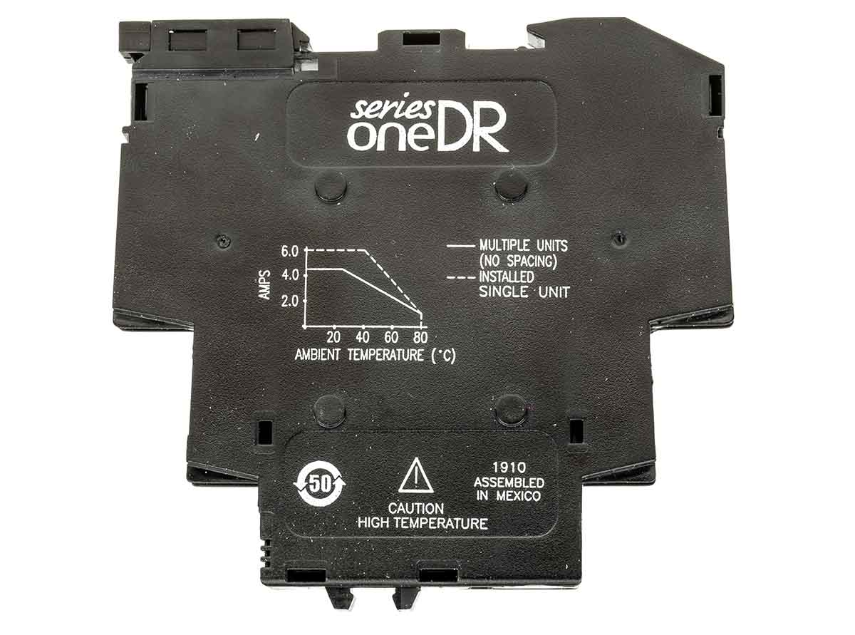 dr06d06 Sensata / Crydom OneDR Solid State Interface Relay 24V ac, 600 V ac DIN Rail Screw