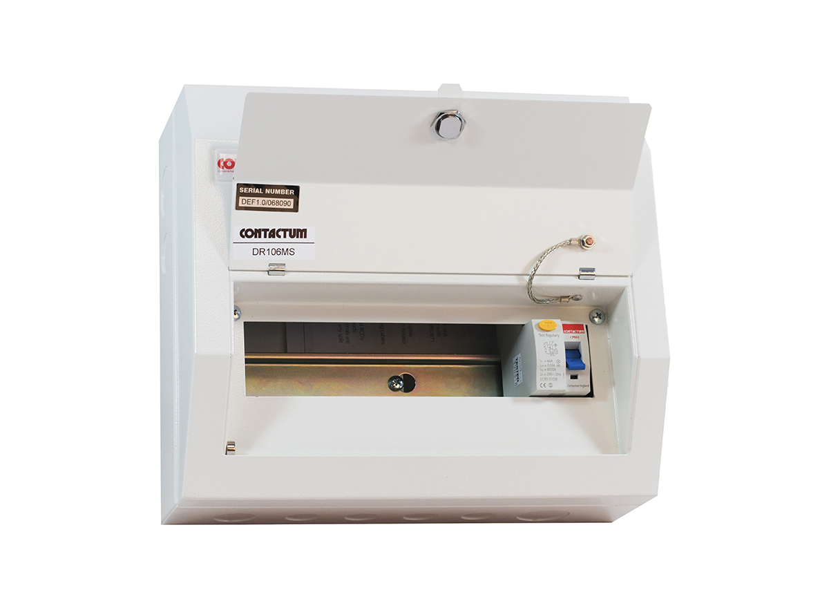 Contactum 10 Steel Consumer Unit, 80A, BS EN 61439-3 Defender