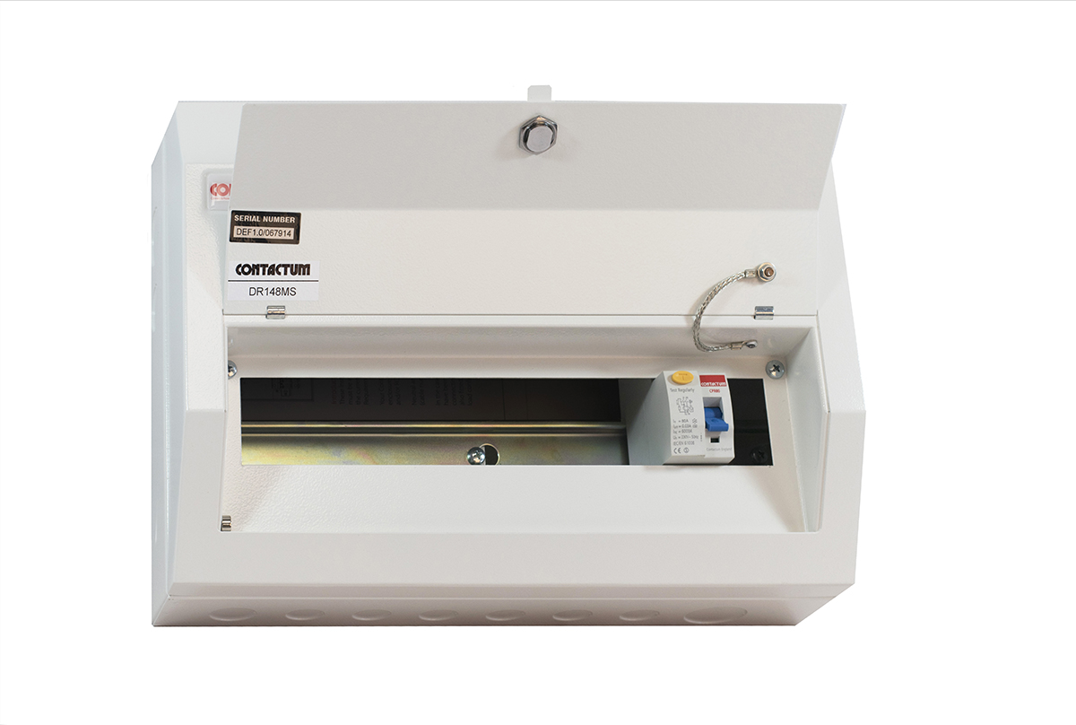 Contactum 14 Steel Consumer Unit, 80A, BS EN 61439-3 Defender