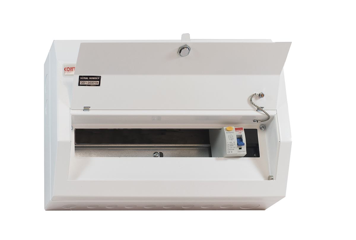 Contactum 16 Steel Consumer Unit, 80A, BS EN 61439-3 Defender